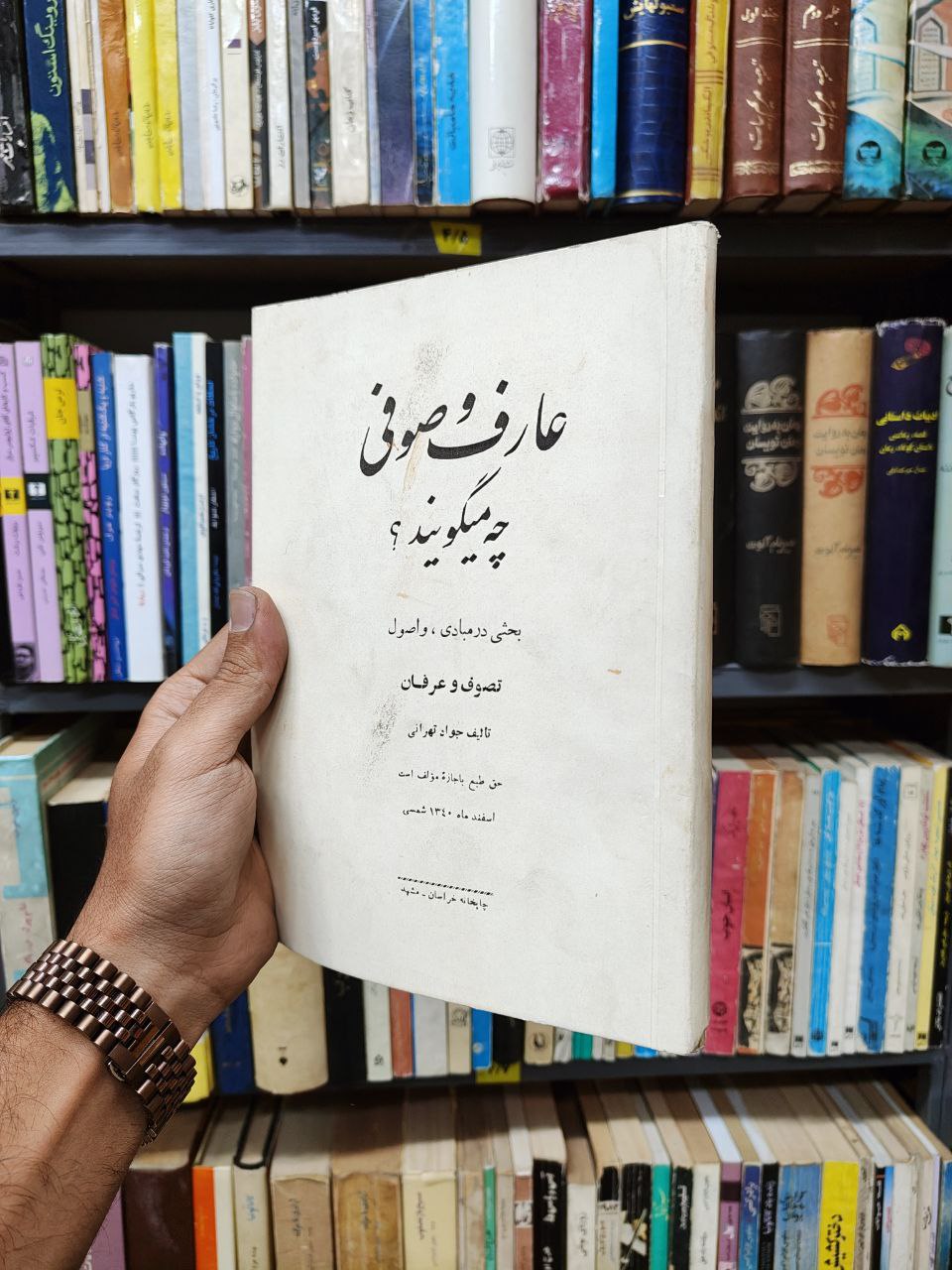 عارف و صوفی چه میگویند ؟ (بحثی در مبادی و اصول تصوف و عرفان)